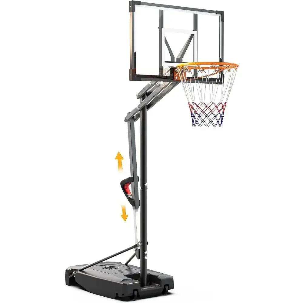 Basketball Hoop - Portable Outdoor Basketball Hoop with Adjustable
