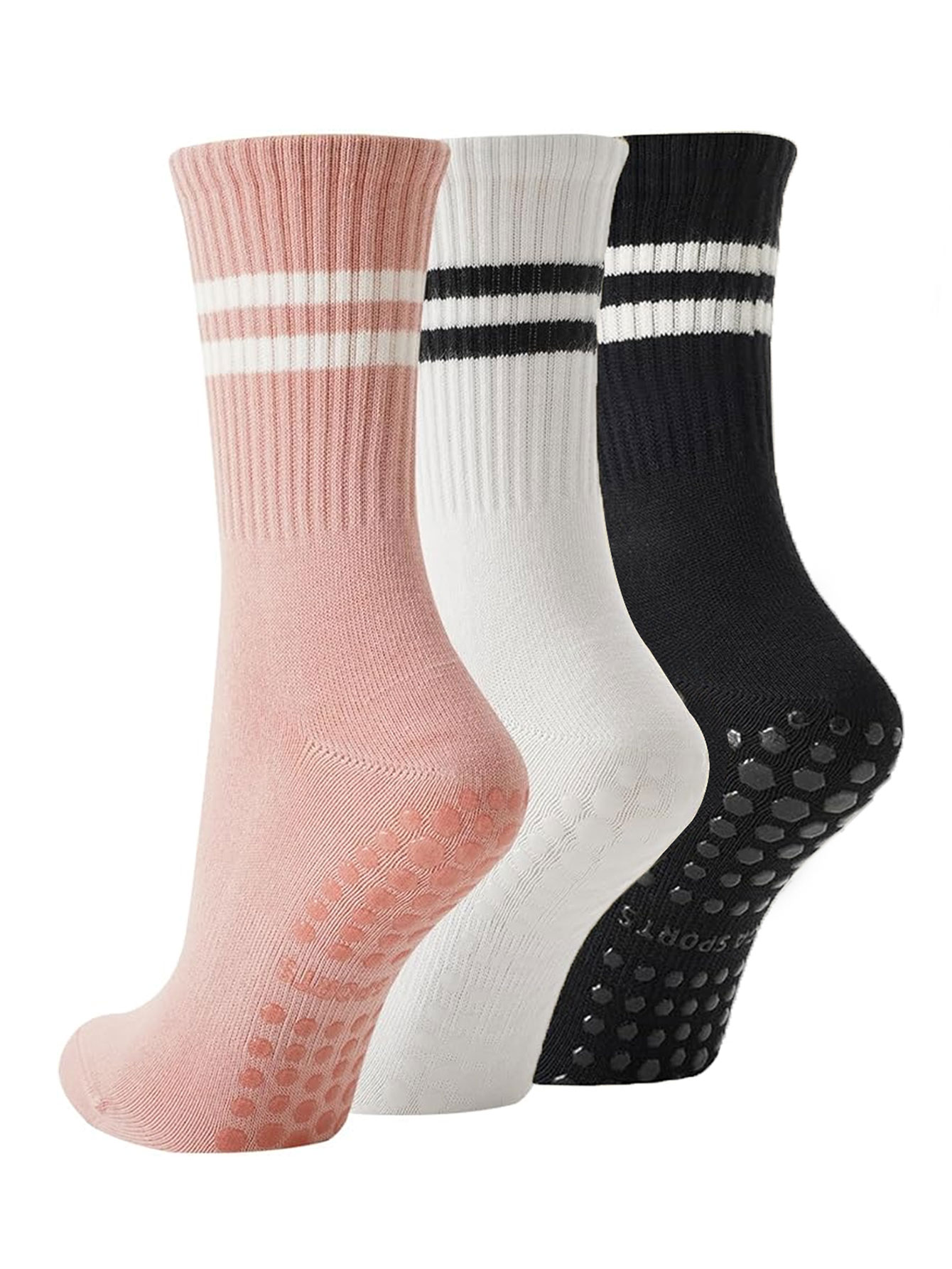 3 Pairs of Yoga Socks, Non-Sli - Yoga Mat ulasan dan harga