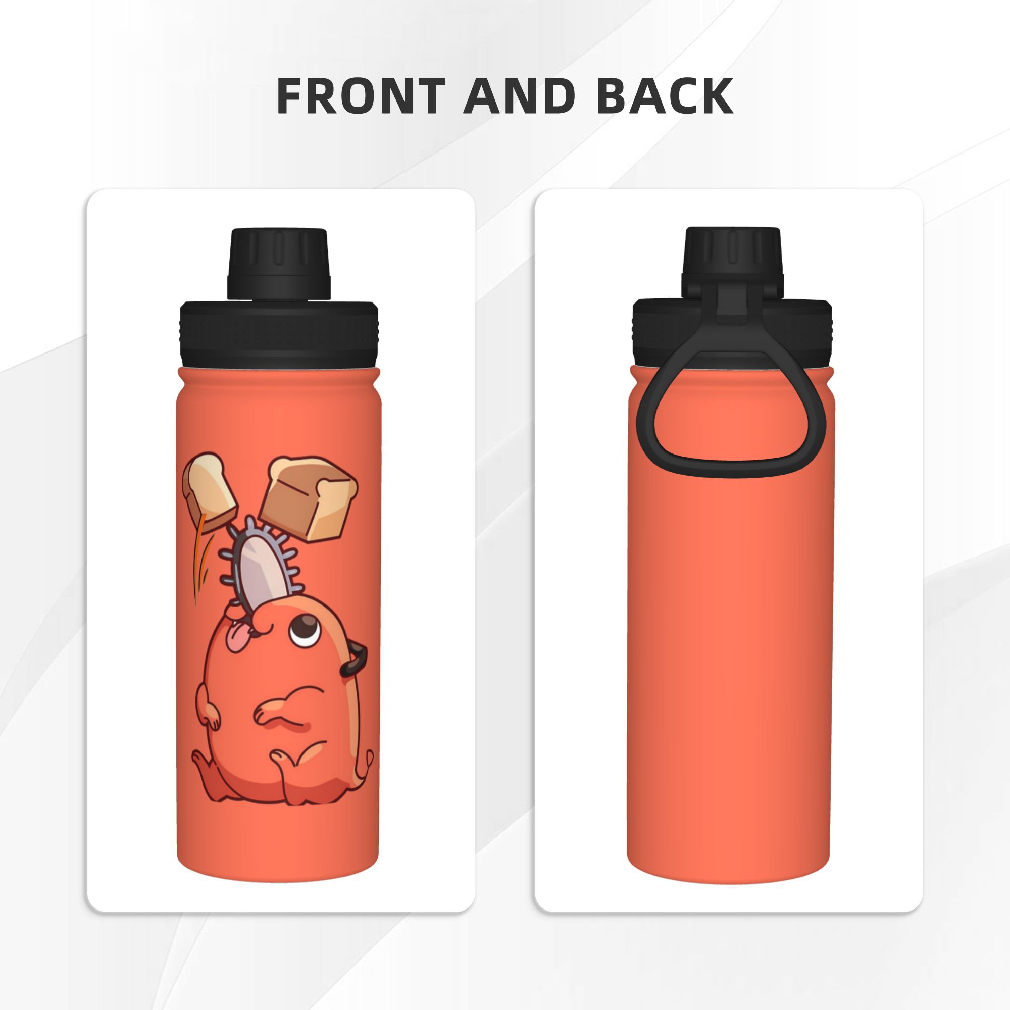 Chainsawmans Anime 18OZ Sports - Sports Water Bottle Insulated ulasan dan harga