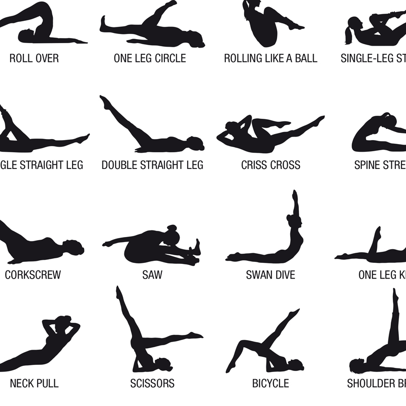 Frameless Pilates Workout Char - Yoga Mat ulasan dan harga