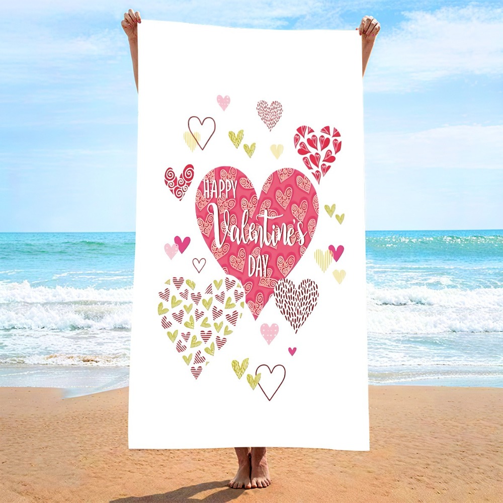 Heart Symbol Bath Towel 27x55i - Yoga Mat ulasan dan harga