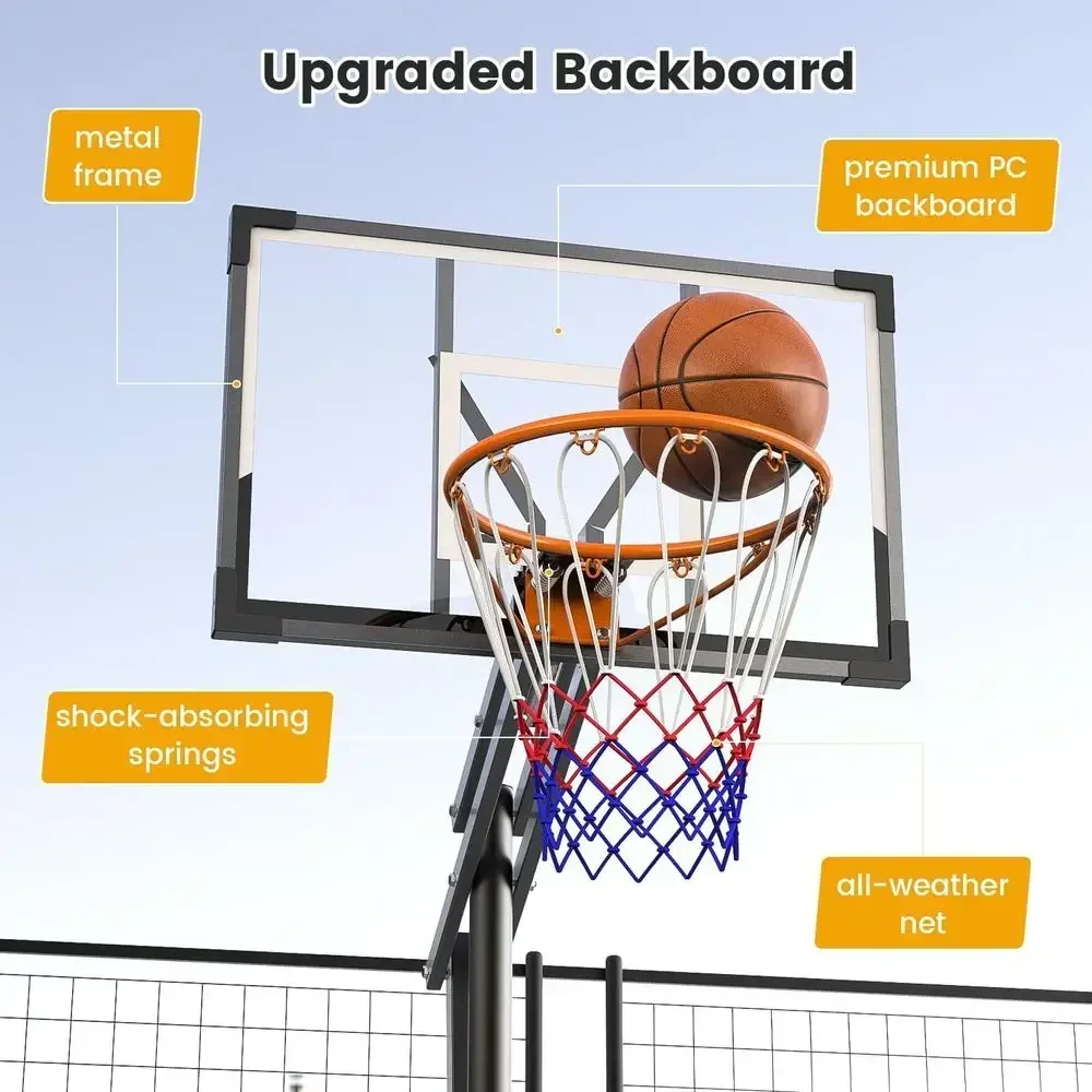 Portable Outdoor Basketball Ho - Basketball Hoop ulasan dan harga